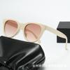 Gafas de sol Dili Reba para mujer 2024, nuevas, de alta gama, estilo retro, estilo ojo de gato, gafas de sol de Internet Celebre, anti-UV, cara pequeña