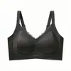 Base Líquida Roupa Íntima Sem Costura para Mulheres para Levantar Seios Pequenos e Fazê-los Parecer Maiores Sem Aro de Metal para Reduzir Seios Secundários Sutiã de Suporte Macio de Cetim de Luxo Leve