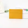 Porta Cartões Pu Colorido Doce Personalizado Porta Cartões de Crédito Fino Armazenamento de Cartão de Identidade de Negócios Mini Carteira