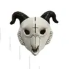 Máscaras de Animales Impresas Transfronterizas Fiesta de Halloween Mascarada Accesorios para Fotos Media Cara Cosplay Estilo Tendencia Nacional
