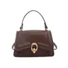 Bolsa transversal ombro personalizada com fecho de encaixe simples, elegante, moderna, para trabalho, dia a dia, moda, feminina