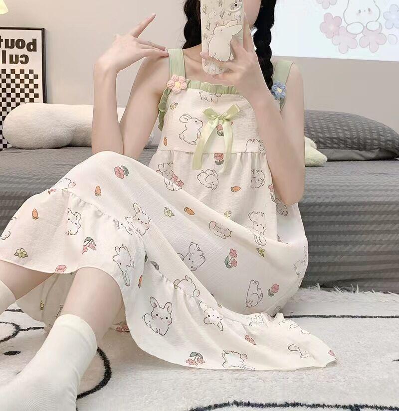 萌兔泡棉裙-大吊带