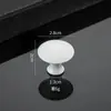 Manija Redonda de Acero Inoxidable con Forma de Hongo Estilo Europeo para Puerta de Armario, Cajón, Gabinete, Puerta de Gabinete de Té, Manija Minimalista Moderna