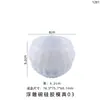 Molde de Resina de Cristal DIY Papoula Criativo Vela Suculenta Planta Alívio Tigela Molde de Silicone Atacado em Estoque