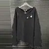 Suéter de Punto de Otoño Temprano 2025, Nuevo Estilo, Perezoso y Casual, Moda Retro, Diseño de Nicho, Holgado, Asimétrico, con Borlas