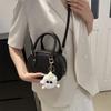 Bolso de Mano Cuadrado Pequeño de Nicho Coreano 2026 para Mujer, Bolso Cruzado Versátil Exquisito, Bolso Boston Tipo Almohada