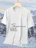 Comercio Exterior Seda de Hielo Deportiva Talla Grande Manga Corta Transpirable Holgada Camiseta para Hombre Moda Casual Verano Estampada Logo Al por Mayor