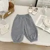 Pantalones Largos de Lunares de Moda Estilo Coreano para Niñas Primavera 2026 Moda para Bebés Pantalones Casuales Atuendo de Primavera Pantalones Jogger Versátiles para Bebés