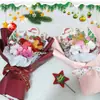 Muñeca Temática del Bosque Ramo Pequeño Regalo de Navidad para Niñas, Ramo de Nochebuena, Flores Secas, Pequeños Regalos de Gama Alta al por Mayor