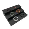 Expositor de joyería de alta calidad, escalera de tres niveles, soporte de exhibición para pulseras, jade, soporte para collares, pulseras, joyero
