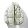 Ventas Directas de Fábrica Aoleige Moda Casual Nueva Invierno 2025 Gruesa Cuello Alto Corta Algodón Cálida Chaqueta