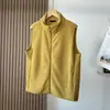 Estilo de Casal 11 Cores! Fleece Fino de Dupla Face! Colete Unissex de Lã Cor Sólida com Gola Alta para Outono/Inverno