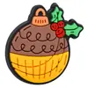 Série de Natal de Alto Padrão Transfronteiriça Desenho Animado Caneta com Contas Adesivos Caneta DIY Feita à Mão Joias para Caneta Acessórios de Contas de Cola Macia