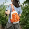 Bolsa de Peito Multifuncional Color Block para Homens, Pequena Mochila de Trabalho, Nova Bolsa Transversal Casual para Mulheres, Bolsa para Garrafa de Água para o Dia a Dia