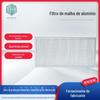 Aço inoxidável alumínio Malha ondulada malha metálica filtro máquina sala filtro metálico completo placa de malha filtro lavável