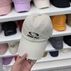 Boné de Baseball Tendência de Rua da Coreia do Sul Bordado com Letras Aba Larga Feminino Top Macio Grande para Cabeça Novos Chapéus 2025