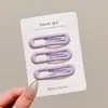 Pinzas para el cabello infantiles de moda con forma de estrella, versátiles y no dañan el cabello, juego de pasadores para arreglar mechones sueltos y flequillo, accesorios para el cabello para niñas