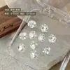 K9 Nail Art Ovo de Pombo Acessórios de Strass Celebridade da Internet Super Brilhante Base Sem Fundo Esmeralda Oval Diamante Grande Finalizado Nail Art Bola de Strass