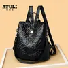 Mochila Feminina Bordada 2025 Nova Mochila de Viagem Feminina Atmosférica Antifurto Moda Casual Versátil Bolsa para Mãe