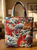 2026 Estación Independiente Transfronteriza Amazon Bolso Nuevo Bolso Tote Estampado Digital Bolso Tote Acolchado de Moda