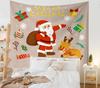 Decoração de Quarto Han Feng Tapeçaria de Natal Decoração de Parede Tecido para Pendurar na Parede ao Lado da Cama Estilo Ins Tecido de Fundo para Decoração de Natal