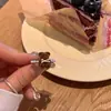 Oso Adorable con Lazo~ Anillo Abierto Flocado para Mujer con Diseño Único, Anillo Adorable para Dedo Índice con Acabado de Alta Gama