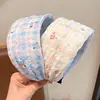 Faixa de Cabelo Infantil de Aba Larga com Dentes Antiderrapantes Elegantes e Sofisticados, Acessório de Cabelo Versátil de Topo Alto
