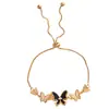 Cdd Pulseira Elegante de Moda Europeia e Americana com Múltiplas Decorações de Borboleta, Design Personalizado, Design Ajustável, Fábrica de Origem