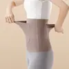 Soporte Lumbar Térmico con Bolsillos, Cinturón Lumbar de Doble Bolsillo, Cálido y Calefactor, Protección de Vientre y Estómago, Soporte Lumbar Unisex a Prueba de Frío Postparto