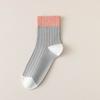 Calcetines Zhuji para mujer primavera y verano nuevos calcetines color dopamina marea calcetines de algodón transpirables desodorantes absorbentes de sudor de fibra de bambú al por mayor