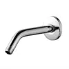 Tubo Redondo de Acero Inoxidable para Pared Transfronterizo Negro Cepillado Dorado Varilla Pequeña en Ángulo 15/ 20cm Brazo de Ducha Oculto