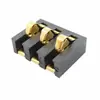 Portabaterías de Alta Corriente Horizontal de 3 Polos Espaciado 4.0 Altura 6.8h Resorte Sin Columna BC-1-303 Conector de Batería