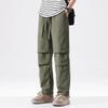Calças Reta Paraquedas, Calças Paraquedista, Calças Casuais Masculinas e Femininas, Roupa de Casal, Macacão Verão Estilo Japonês Secagem Rápida High Street, Calças Finas