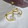 Pendientes de Perla de Agua Dulce Grises Cuadrados tipo Cubo de Azúcar, Luna Morada de Zhuji, Simples y Frescos, para el Trabajo, Pendientes Elegantes al por Mayor