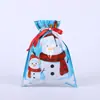 Nueva Bolsa de Regalo de Navidad con Cordón Bolsillo de Papel de Aluminio para Halloween Bolsa de Regalo de Dulces Bolsa Creativa Al Por Mayor