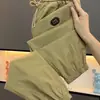 Calça Esportiva Jogger de Seda Gelada de Verão, Solta, Casual, Roupa de Trabalho Masculina, Marca da Moda, Calça Harem Masculina de Secagem Rápida, Estilo Masculino