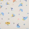 Capa para bolsa de roupas de algodão estampado, malha de algodão classe A para bebês, 300 peças, estampado, dupla face