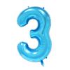 Globo digital de 16 pulgadas del 0 al 9 para Año Nuevo, luna llena, fiesta de cumpleaños, decoración, globo de película de aluminio degradado, venta al por mayor