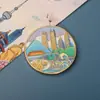 Moedas Comemorativas Personalizadas para Turistas de Cidade, Insígnias Metálicas Comemorativas de Campus, Artesanato Cultural e Criativo Feito Sob Medida