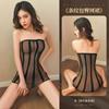 Hombre Fuma Ropa Interior Sexy Falda Sexy Rayada Transparente Sin Tirantes Cadera Malla Ropa Ropa 9389 Calcetines