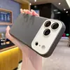 Estojo para Celular Iphone17 com Janela Grande de Cor Contrastante, Capa Completa com Sensação de Pele, Silicone Gelatinoso Fosco, Capa Macia 16Promax