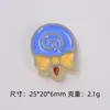 Accesorios DIY de Dibujos Animados con Goteo de Aceite de Colores para Manualidades, Paquetes de Materiales para Decoraciones de Pegamento Cremoso, Pinzas para el Cabello, Hebillas para Zapatos Croc al por Mayor