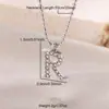 Venta Caliente Transfronteriza Colgante de 26 Alfabetos Ingleses Cadena Sencilla para Clavícula Moda Versátil Verano Venta Caliente