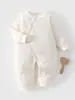 Mameluco de Bebé Otoño e Invierno Algodón Puro Acolchado Ropa de Bebé Niña Ropa de Recién Nacido Pijamas Princesa Salida