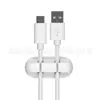 Braçadeira de cabo receptor de fio direta da fábrica adequada para carro, Home Office, desktop, autoadesiva, enrolador