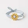 Celebridade da Internet Mesmo Estilo Daisy Headwear Feminino Doce Cor Pequeno Estilo Fresco Menina Hyun-tasteful Estilo Menina Doce Alto Elástico Título