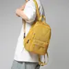 Mochila Nueva a Cuadros para Mujer, Estilo Coreano Casual Versátil para Viajes al Aire Libre Ocio, Mochila Cruzada Multifuncional