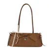 Bolso de hombro tipo baguette de moda y tendencia estilo coreano transfronterizo para mujer, nuevo modelo 2026, simple, delicado, dulce, con lazo
