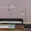 Venta al por mayor de fábrica DIY creativo reloj de protección ambiental pegatinas de pared reloj de pared con espejo acrílico 3D removible