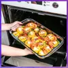 Wg6Q Forma de Vidro Resistente ao Calor Utensílios para Forno Micro-ondas Prato Pequeno Doméstico para Frutos do Mar Prato para Peixe Cozido Churrasco